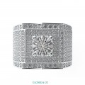 Nhẫn Nam Thiết Kế Luxury Diamond 6Ly
