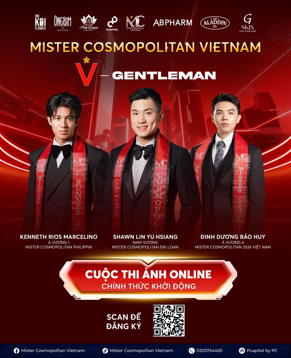 Glosbe & Co - Đơn vị thiết kế vương miệng Mister CosmoPolitan Việt Nam 2026