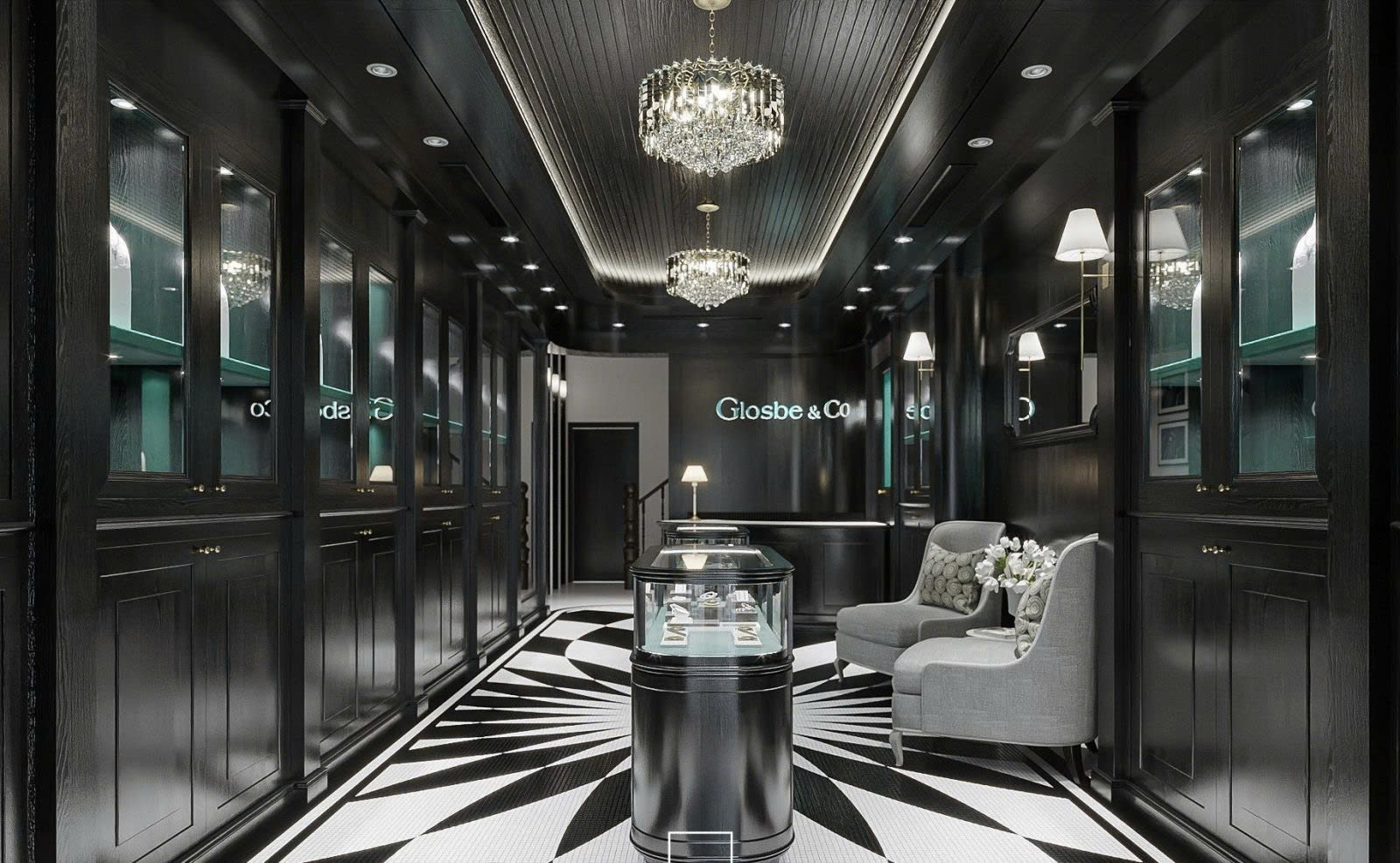 Showroom Cửa Hàng Trang Sức Kim Cương Thiên Nhiên Glosbe  & Co