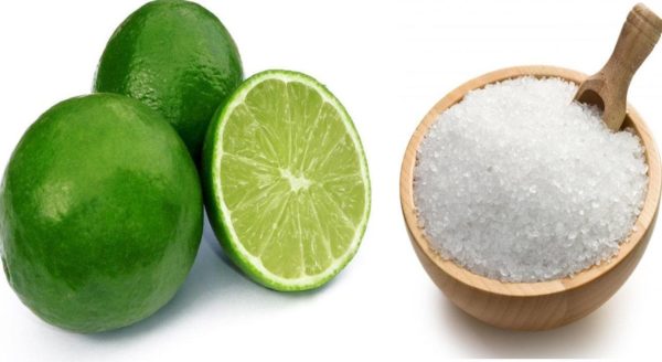 Cách làm trắng sáng bạc bằng chanh và muối