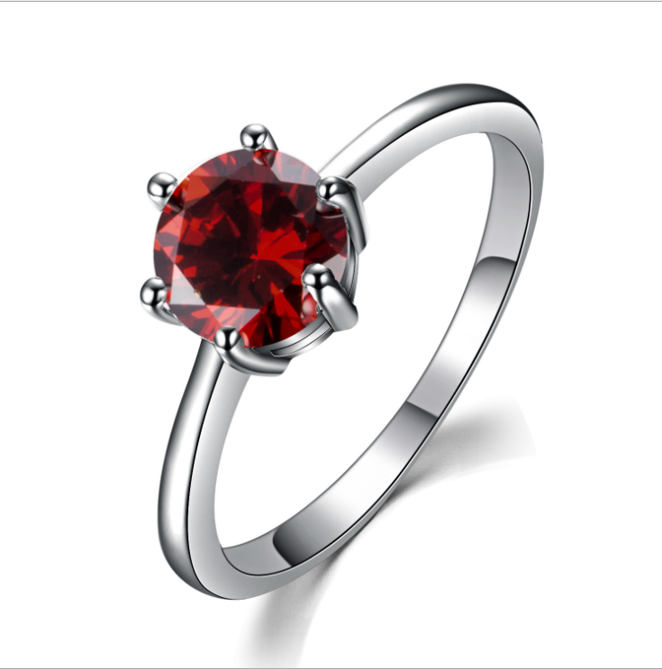 Nhẫn nữ Glosbe đỏ