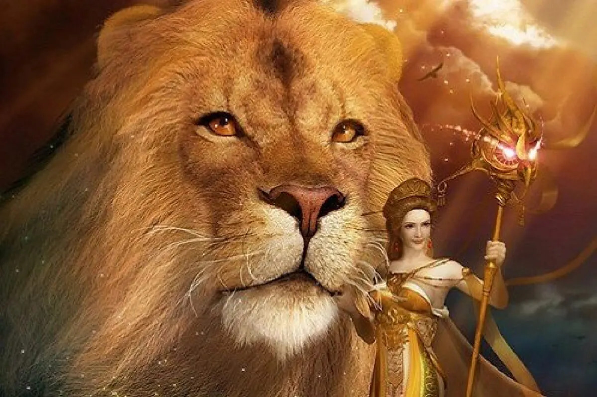 Королев Лев с львицей