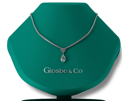 Dây chuyền mặt giọt nước kim cương sang trọng và đẳng cấp