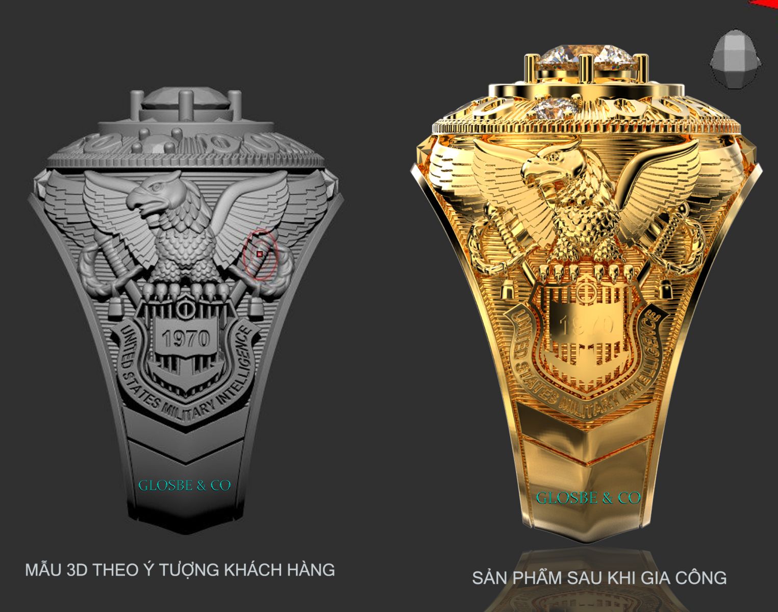 Gia Công Thiết Kế Trang Sức Theo Yêu Cầu