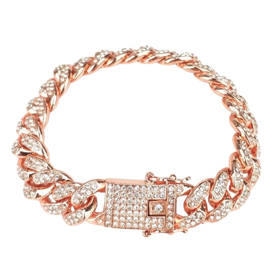 Lắc tay mix bạc & vàng hồng