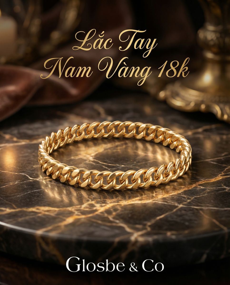 Mua lắc tay nam vàng 18k ở đâu uy tín?