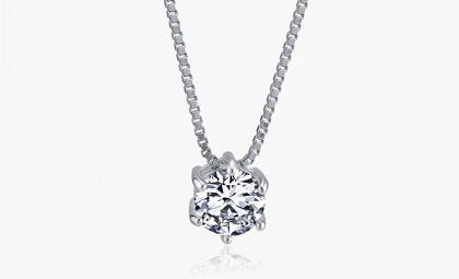 Mặt dây chuyền nữ kim cương đơn 6 chấu, mang nét đẹp trẻ trung, năng động cho các cô gái thế hệ mới.