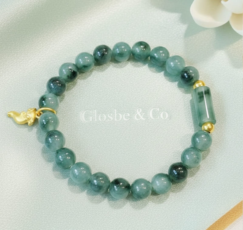 Vòng tay Phỉ thúy lu thống phong thuỷ.
