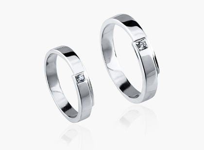 Nhẫn cưới độc đáo thiết kế mang ý nghĩa đồng lòng