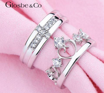 Nhẫn cưới vàng King & Queen