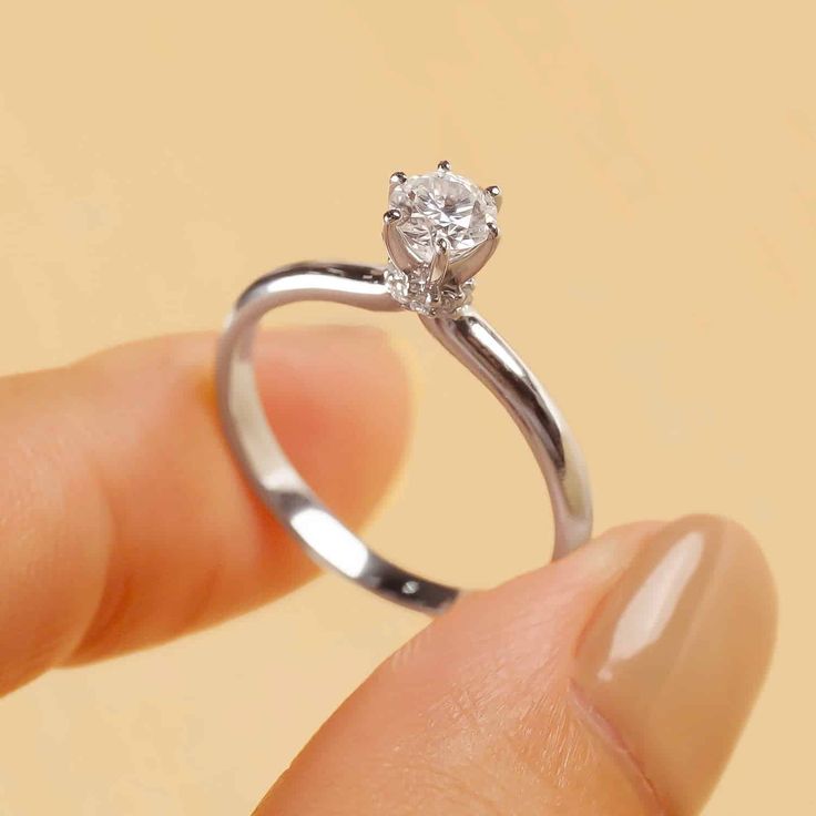 Nhẫn Kim Cương Vàng Trắng Thiên Nhiên Glosbe