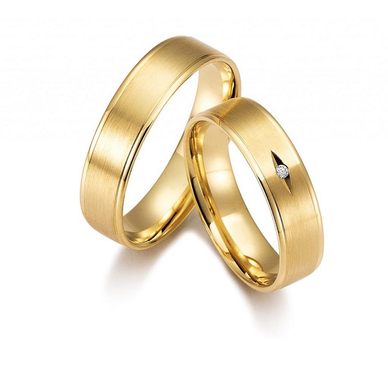 Nhẫn nam vàng 18k kiểu trơn bản vừa