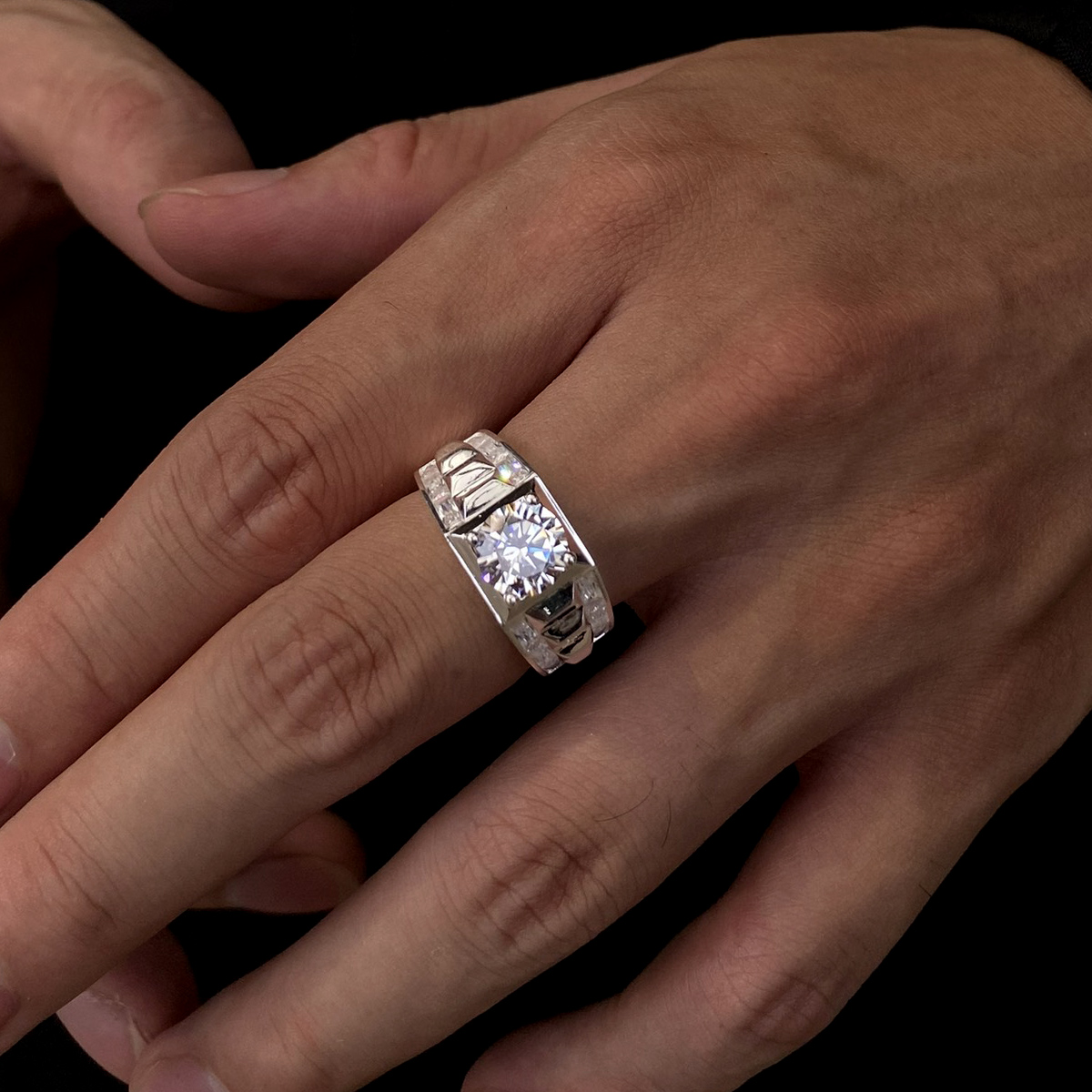 Nhẫn Nam Vàng 18k