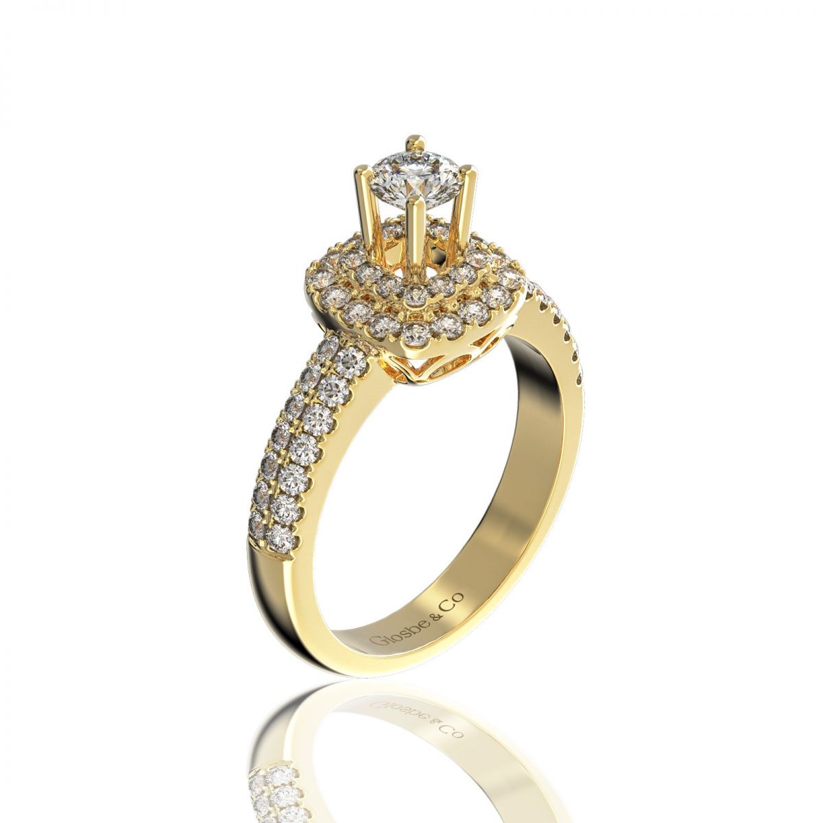 Nhẫn Nữ Kim Cương Thiên Nhiên 4 Ly 5 Glose & Co