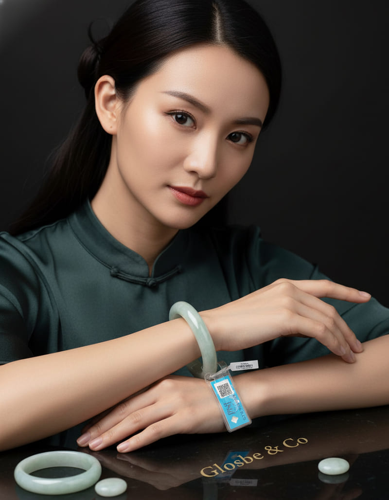 Vòng phỉ thuý mang đến vẻ đẹp sang trọng, thanh lịch và tốt cho sức khoẻ người đeo.