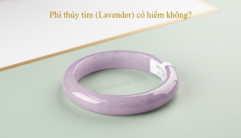 Vòng phỉ thúy tím Lavender Tử La Lan cao cấp