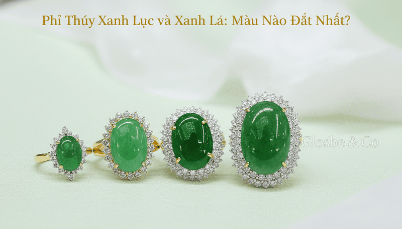 Vòng phỉ thúy xanh lục bảo cao cấp phong cách hoàng gia