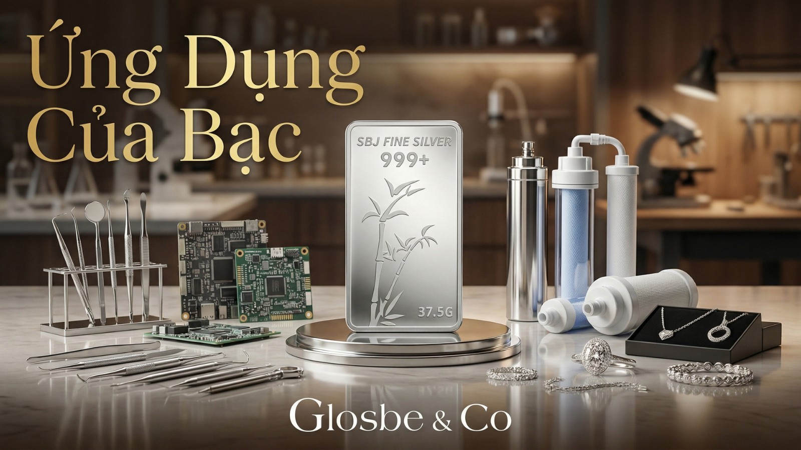 Ứng dụng của bạc thỏi Glosbe & Co