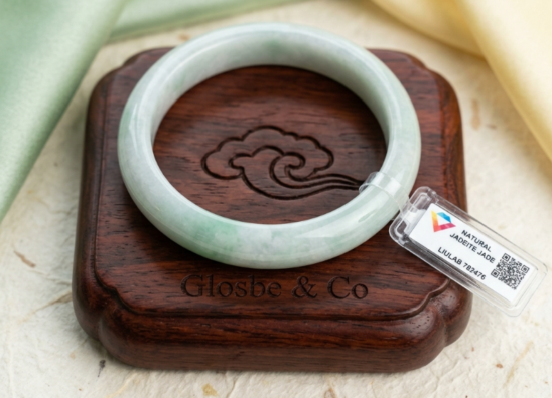 Vòng tay cẩm thạch cao cấp cho người mệnh Thủy.