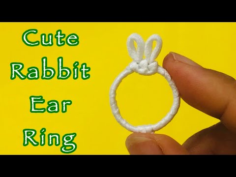 Hướng dẫn làm Nhẫn Tai Thỏ CỰC DỄ cho nàng tặng Crush
