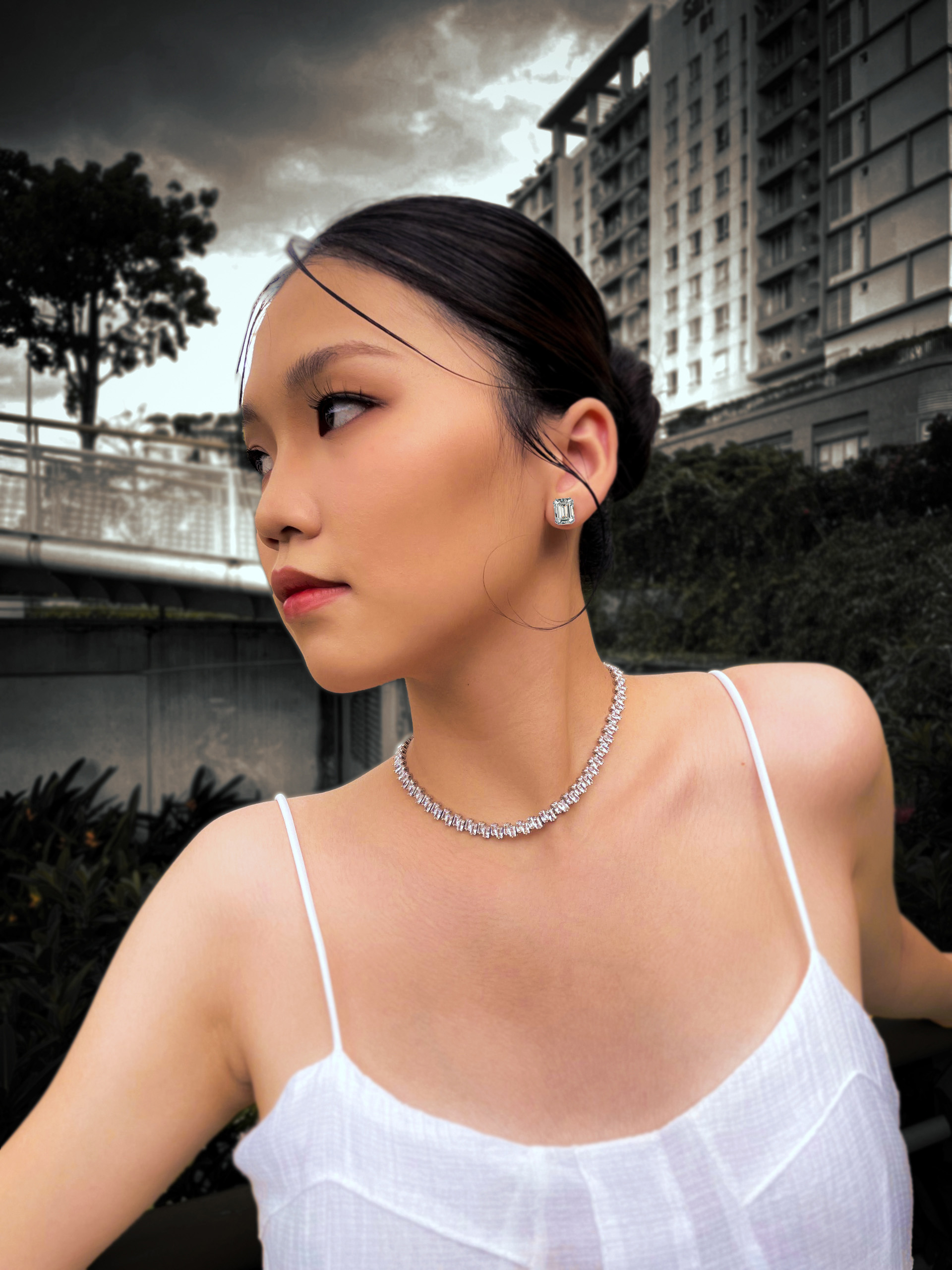 bong-tai-kim-cuong-moissanite-emeral-6x8
